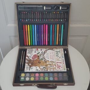Coloring Creations art 101 wood art set
